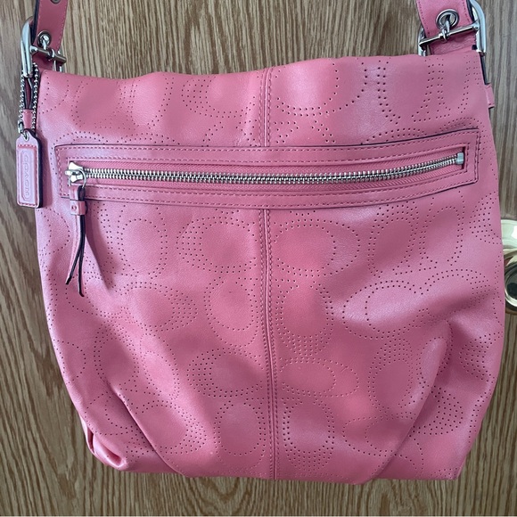 Coach Crossbody Purse Pink with Adjustable Strap - Picture 4 of 9
